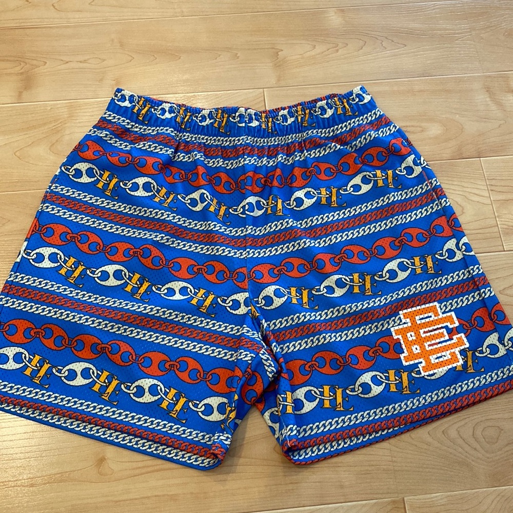 Eric Emanuel Links and Chains basket balm shorts
